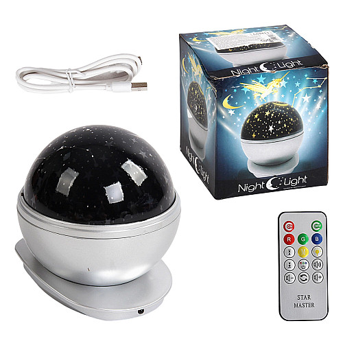Ночник Yufeng Night Light USB 13х13х14 см Сірий (147728)