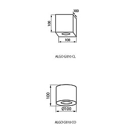 Точечный светильник Kanlux ALGO Белый (Kan27032)