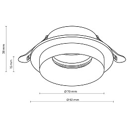 Точечный светильник TK Lighting Jet Белый (TK6921)