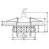 Точечный светильник Candellux SK-83 Хром (2232652)