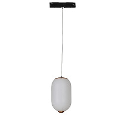 Трековый светильник Laguna Lighting 125 Белый Латунь (12563-07)