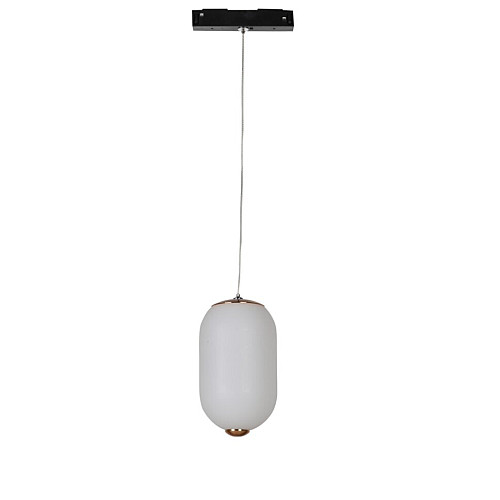 Трековий світильник Laguna Lighting 125 Білий Латунь (12563-07)