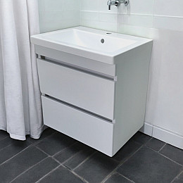 Пластиковая напольная тумба The MIX Атлант White 50х80х40 см