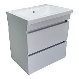 Пластиковая напольная тумба The MIX Атлант White 60х80х45 см