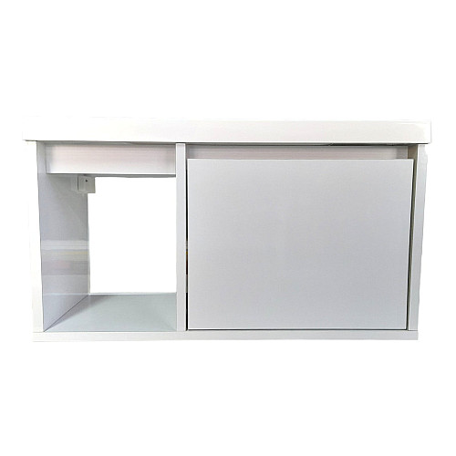 Пластиковая подвесная тумба The MIX Адонис HPL 3103 gloss 70х60х45 см