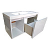 Пластиковая тумба подвесная The MIX Адонис с покрытием HPL 3103 gloss 80х60х45 см