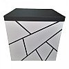 Тумба пластиковая подвесная The MIX Chaos black 50х50х42 см