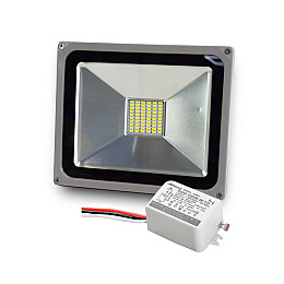 Комплект LED-прожектор Lightwell LW-30W-220 и Датчик движения с сенсором освещенности AMRS