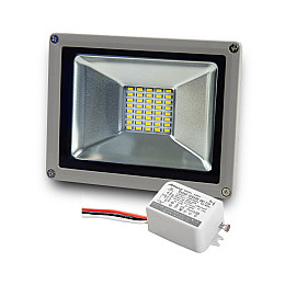 Комплект LED-прожектор Lightwell LW-20W-220 и Датчик движения с сенсором освещенности AMRS