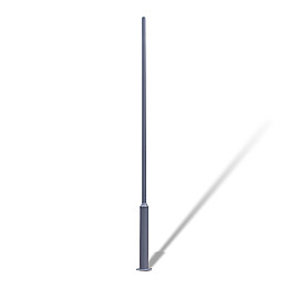 Комплект Столб парковый Lightwell 4м серый и Кронштейн для установки на столб Dahua PFA152-E