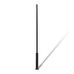 Комплект Столб парковый Lightwell 4м черный и Кронштейн для установки на столб Dahua PFA152-E