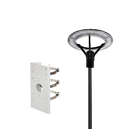 Комплект светильник парковый Lightwell LW-GL-50S/столб парковый 4 м /кронштейн Dahua DS-1275ZJ-SUS