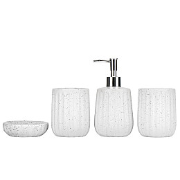 Набір для ванної Lo-white 4 предмети Sabefet Білий AL230398