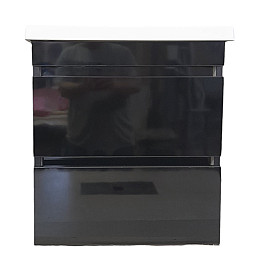 Пластикова тумба Атлант Ламі The MIX 3190 глянець ламінування з умивальником 100 см