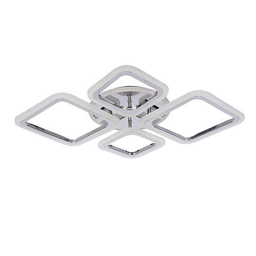 Потолочная LED люстра Sunlight 5331/2+2 R хром