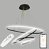 Потолочная LED люстра Sunlight 6026/2+4+6+8 черный