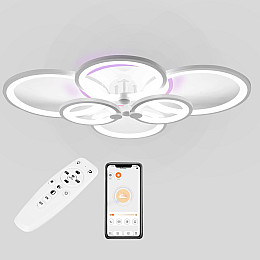 Полочная LED люстра Sunlight 5332/2+2+2 R белый