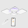 Потолкова LED люстра Sunlight 5631/2+2 R білий
