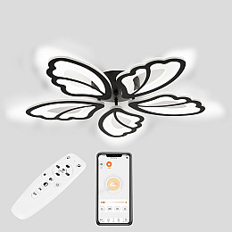 Потолочная LED люстра Sunlight L77045/5 черный
