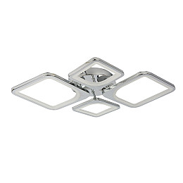 Потолочная LED люстра Sunlight 5631/2+2 хром