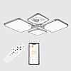 Потолочная LED люстра Sunlight 5631/2+2 хром