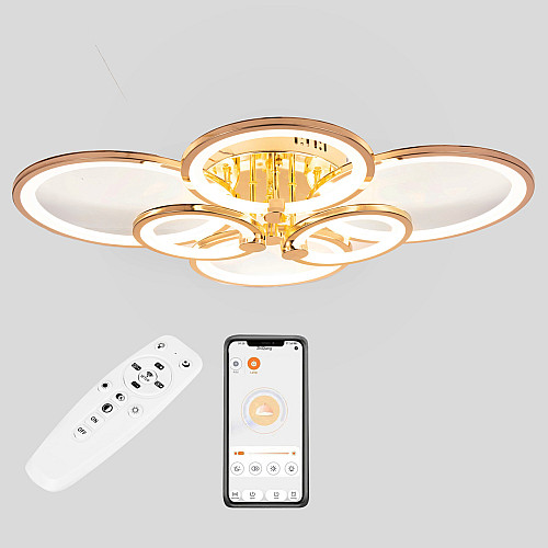 Потолочная LED люстра Sunlight 5332/2+2+2 Gold