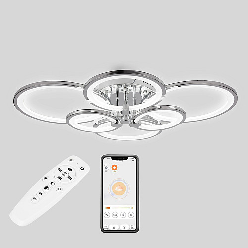 Потолочная LED люстра Sunlight 5332/2+2+2 хром