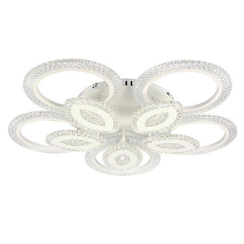 Потолкова LED люстра Sunlight 5809/5+5 Білий