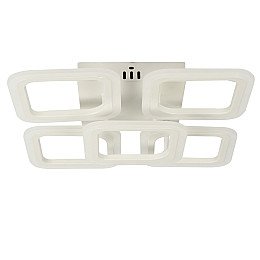 Потолкова LED люстра Sunlight W8036/4+1B Білий
