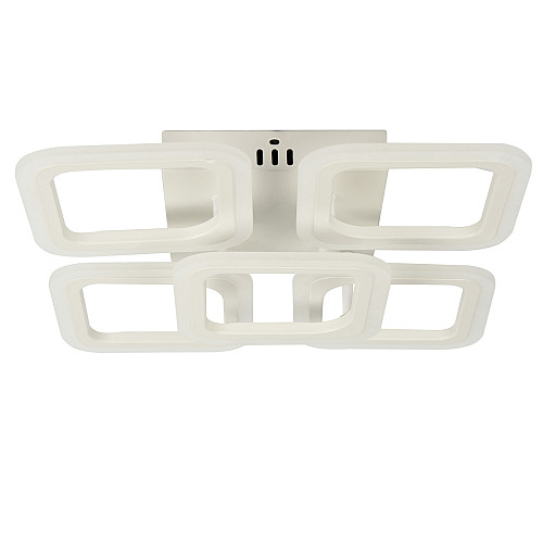 Потолкова LED люстра Sunlight W8036/4+1B Білий