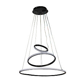 Потолочная LED люстра Sunlight 6026/4+6+8 Черный