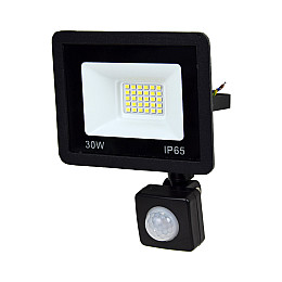 Прожектор светодиодный с датчиком движения Lightwell LW-FL-B-30-S 30 W 301048