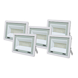Комплект светодиодных прожекторов Lightwell 50W 5 шт(LW-FL-W-50)