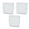 Комплект світильників світлодіодних Lightwell LW-SQ-RCD-18 18 Вт 3 шт