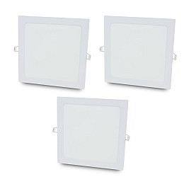 Комплект світильників світлодіодних Lightwell LW-SQ-RCD-18 18 Вт 3 шт