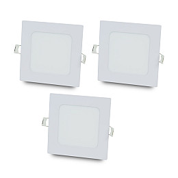 Комплект світильників світлодіодних Lightwell LW-SQ-RCD-9 9 W 3 шт
