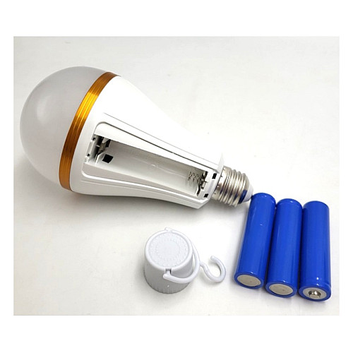 Лампочка з акумулятором Fam 30W E27 3x18650 FA 3933/3584
