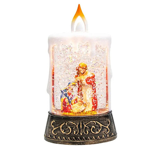 Ночник у вигляді свічки Xmas WDL 23005C 3577 Ісус
