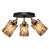 Светильник стельовий MSK Electric Tornado PL 202415-3R BK 619327