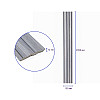 Декоративная стеновая рейка Sticker Wall PS 2900x120x12 мм Серый (SW-00002142)