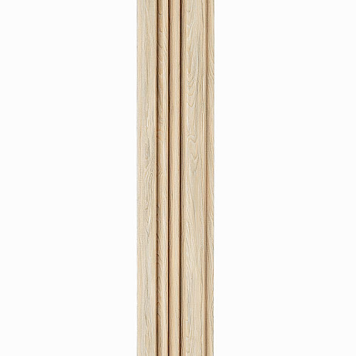 Декоративная стеновая рейка Sticker Wall PS 2900x120x12 мм Бежевый (SW-00002137)