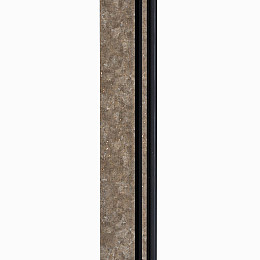 Декоративная стеновая рейка Sticker Wall PS 2900x116x12 мм Коричневый (SW-00002138)