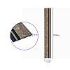 Декоративная стеновая рейка Sticker Wall PS 2900x116x12 мм Коричневый (SW-00002138)