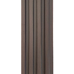 Декоративная стеновая рейка Sticker Wall WPC 160x3000x23 мм Ореховый (SW-00001535)
