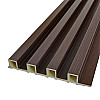 Декоративная стеновая рейка Sticker Wall WPC 160x3000x23 мм Ореховый (SW-00001535)