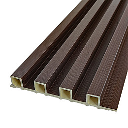 Декоративна стінова рейка Sticker Wall WPC 160x3000x23 мм Горіховий (SW-00001535)