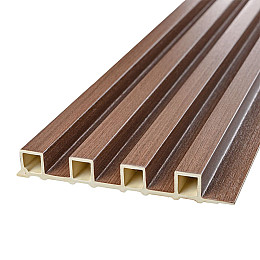 Декоративна стінова рейка Sticker Wall WPC 160x3000x23 мм Капучино (SW-00001538)