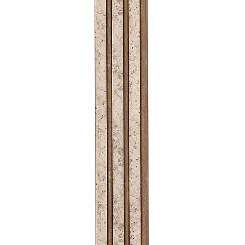 Декоративная стеновая рейка Sticker Wall PS 2900x120x12 мм Бежевый (SW-00001742)