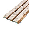 Декоративная стеновая рейка Sticker Wall PS 2900x120x12 мм Бежевый (SW-00001742)