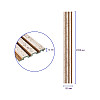Декоративная стеновая рейка Sticker Wall PS 2900x120x12 мм Бежевый (SW-00001742)